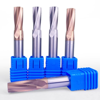 Fraise à fileter à dents complètes HRC65 pour fraise en bout à filetage en acier M1 * 0.25-M24*3