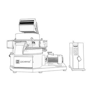 Automatische Weizens troh würfel Pellet herstellungs maschine Luzerne Heu würfel Brikett presse Maschine - Product Image 5