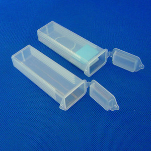 Portaobjetos de Plástico Jingchuang para 1/2/3/5 Portaobjetos, Clips para Envío de Portaobjetos de Patología, Paquete de Cinco Portaobjetos - Product Image 1