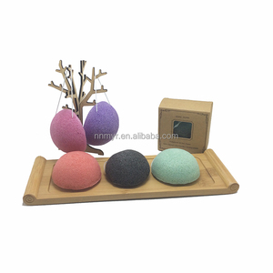 Konjac naturale per la pulizia del viso in polvere soffio per il bagno e il bagno detersivo Konjac Puff in polvere - Product Image 1