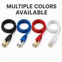 Cable de Conexión Blindado CAT7 S/FTP 26AWG de Fábrica Confiable, Cable RJ45 de Alta Velocidad con Cubierta de PVC Certificada CE/RoHS para Punto de Venta en Almacenes