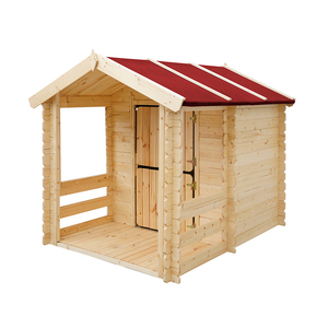 Casa de juegos de madera al aire libre para niños 1,1 m Garden Play House 19 mm Tablones 2-TIMBELA M501 Cabin & Garden Room H145 x 182x146 cm - Product Image 3