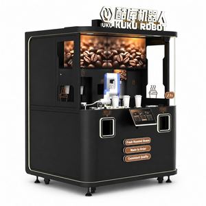 Máquina Expendedora Robótica de Café, Totalmente Automática, de Grano a Taza, Kiosco de Bebidas Frescas Hechas a Pedido, Kiosco de Café Comercial - Product Image 1