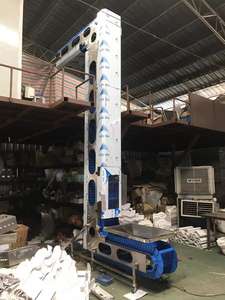 90 derece eğimli kaldırma gıda sınıfı yıkanabilir aperatif gıda tozu gıda PU kemer eğimli <span class=keywords><strong>Z</strong></span> şekli bant konveyör - Product Image 4