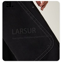 LARSUR Personnalisé Denim Usine Y2K Skateboard Skater Skate Denim Pantalon Baggy Flare Jeans Hommes Pantalon à Jambes Larges Jeans Hommes