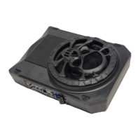 Caisse de subwoofer de voiture de 10 pouces, subwoofer actif fin à installer sous le siège, haut-parleur de basses 12V pour une mise à niveau audio professionnelle des véhicules