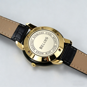 Reloj de Lujo al por Mayor con Diseño del Zodíaco Chino para Parejas, Esfera Dorada, Bisel de Jade, Reloj de Pulsera de Cuarzo para Hombre y Mujer - Product Image 6