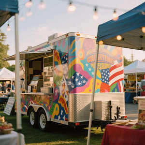 2025 Custom Mobile Kitchen Fast <b>Truck</b> Trailers Fully Equipped <b>Coffee</b> Ice Cream Food Cart With Wheels <b>For</b> <b>Sale</b> - Product Image 4