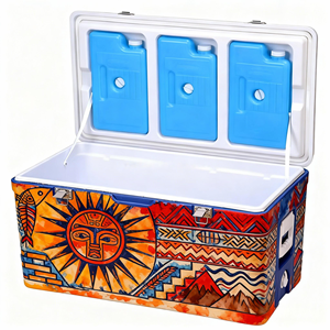 Glacière de Pêche Grande 80L en PE Portable à Isolation Thermique pour Plage, Bière et Poisson - Product Image 1