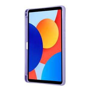 Funda con Soporte de Agarre para <span class=keywords><strong>Xiaomi</strong></span> Redmi <span class=keywords><strong>Pad</strong></span> SE <span class=keywords><strong>4G</strong></span> con Ranura para Lápiz (Morado) - Product Image 2