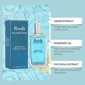 <span class=keywords><strong>Perfume</strong></span> Roxelis Cedar <span class=keywords><strong>Blue</strong></span> <span class=keywords><strong>Light</strong></span>, Fragancia Natural Fresca y Duradera con Feromonas, <span class=keywords><strong>Perfume</strong></span> con Aroma para Caballero de Negocios - Product Image 4