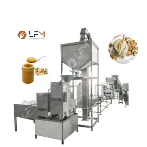 Nuts Peanut Butter Making Machine Commercial Groundnut Nut Paste Process Peanut Butter Making Machine Industrial Plant