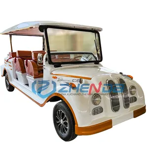 8 seat electric classic vintage vehicle tour gasoline powered classic buggy touring vintage sightseeing carCE certification
