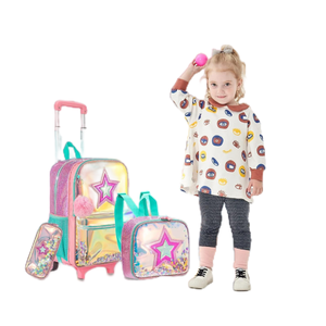 <span class=keywords><strong>Mochila</strong></span> con Ruedas para Niñas, Juego de <span class=keywords><strong>Mochila</strong></span> Escolar con Ruedas, Lonchera, Estuche para Lápices, <span class=keywords><strong>Mochila</strong></span> Escolar con Ruedas para Niños - Product Image 5