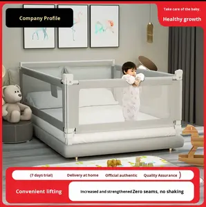 <span class=keywords><strong>Lit</strong></span> pour enfants <span class=keywords><strong>Barrière</strong></span> de sécurité souple pour bébé <span class=keywords><strong>Barrière</strong></span> de <span class=keywords><strong>lit</strong></span> anti-chute pour bébés <span class=keywords><strong>avec</strong></span> un côté surélevé - Product Image 3