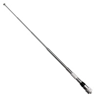 Antenne télescopique pliable à gain élevé 400-470 MHz 136-174 MHz SMA mâle/femelle pour talkie-walkie radio bidirectionnelle transmetteur-récepteur portable
