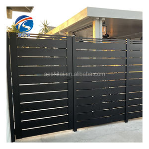 Porte en aluminium, sécurité, clôture en aluminium commerciale, <span class=keywords><strong>portail</strong></span>, nouveau style de conception de <span class=keywords><strong>portail</strong></span> pour maison, cour privée, aluminium - Product Image 3