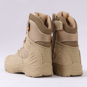 รองเท้าบูท TSB10 Delta High Top Desert Tan Suede Tactical Boots กันน้ำ สำหรับกิจกรรมกลางแจ้งทุกฤดู สวมใส่ได้ทุกโอกาส สีน้ำตาลโคโยตี้ รุ่นสต็อก - Product Image 2
