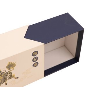 Caja de Regalo de Té Rígida de Lujo con Logotipo Personalizado y Funda para Sobres de Té Verde Chino, Caja de Embalaje de Papel Vacía - Product Image 5
