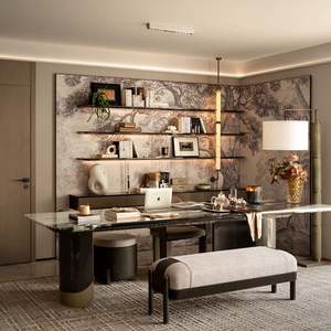 Estantería de Estudio de Alta Gama Personalizada, Sala de Estar, Personalización de Toda la Casa, Mueble para TV, Diseño de Habitación Infantil - Product Image 1