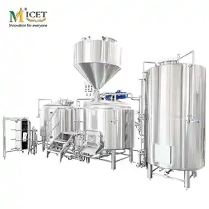 Thép không gỉ 304 316 bia thiết bị sản xuất bia hệ thống nhà máy bia 1000L 10hl