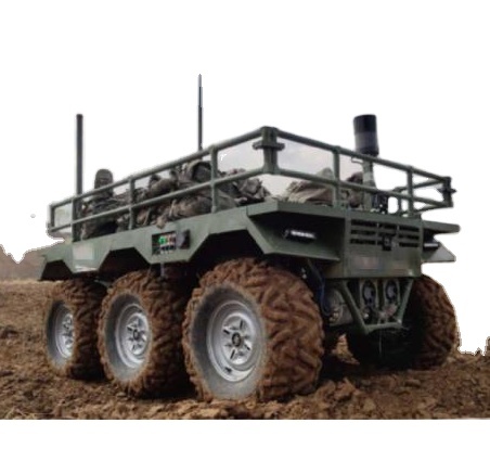 6WD All Terrain Unmanned Patrol Vehicle