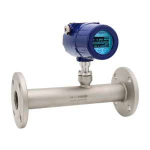 Débitmètre massique thermique avec large plage de mesure (rapport de réduction 1:100) pour air comprimé et gaz industriel, en acier inoxydable, personnalisable OEM - Product Image 5