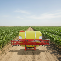 Pulvérisateur agricole à flèche pour tracteur, pour rizières et champs à distance, avec alimentation par prise de force (PTO)