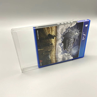 Boîte de présentation de collection NSLikey PET Protect pour CD/DVD de jeu PS4, étui de protection, film protecteur