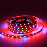 Bande lumineuse horticole de croissance LED SMD5050, 60 diodes/m, rouge/bleu, 4:1 et 5:1, spectre complet, éclairage pour culture hydroponique intérieure de plantes
