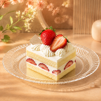 Wegwerp voedselveilige hittebestendige transparante ovale plastic borden buffet fruit serveerschaal effen voor feest catering diner