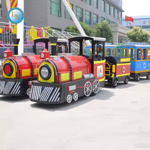 Công Viên Giải Trí Trackless Train Thương Mại Vui Điện Xe Lửa Cho Trẻ Em Và Người Lớn - Product Image 2