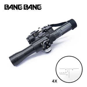 Lunette de visée BANGBANG No4x24-1, tube de 30 mm, avec anneaux de montage de 20 mm pour l'observation de la faune - Product Image 3