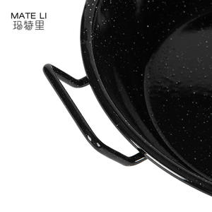 Sartén <span class=keywords><strong>para</strong></span> <span class=keywords><strong>Paella</strong></span> de Acero al Carbono Esmaltado de Alta Calidad, Resistente a la Oxidación, Apta <span class=keywords><strong>para</strong></span> Cocina de Gas, Inducción y <span class=keywords><strong>Fuego</strong></span> Abierto - Product Image 5