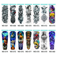 Tatouages Temporaires Étanche Nouveau Design Bras Complet Personnalisés Body Art Pour Hommes & Femmes