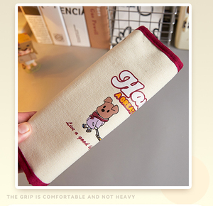 Phim Hoạt Hình Dễ Thương Vải máy tính xách tay sáng tạo 6 lỗ bông và vải gai dầu thủ công tài khoản cuốn sách nhật ký sinh viên A5 - Product Image 5