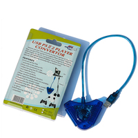 Convertidor de Mando para PS2, Adaptador USB para Control de Playstation 2 a PC/PS3