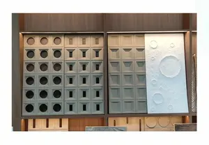 LongTai OEM precio de fábrica decoración roca pared losa chapa revestimiento exterior artificial pu piedra panel de pared para Villa Hotel - Product Image 3