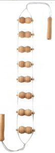 Rolo de massagem de madeira para costas, ferramenta de massagem para alívio de dor nas costas, terapia de celulite - Product Image 2