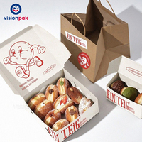 Boîte de rangement alimentaire jetable avec couvercle, impression personnalisée, fabrication VISION
