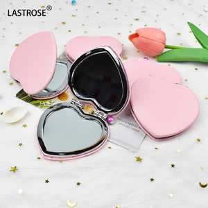 Specchio da Trucco Portatile Ingranditore in PU all'Ingrosso, da Borsetta, Tasca e Viaggio, Regalo Promozionale per Fornitori, Specchio per il Trucco con Etichetta Privata - Product Image 1