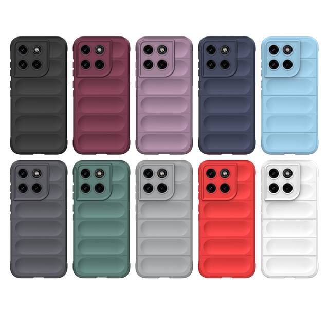 Luxury Anti-Drop Soft Touch Armor Cover for Motorola Moto G67 5G/G77 5G Phone Case