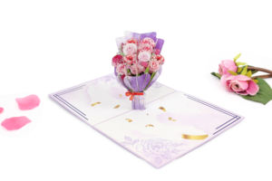 Cartes en papier artisanales de fleurs 3D écologiques pour les événements saisonniers, les anniversaires, les cadeaux de vacances et les cadeaux personnalisés - Product Image 4