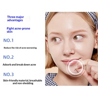 Patch invisible hydrocolloïde anti-acné avec huile d'arbre à thé et acide salicylique, couvre les boutons jour et nuit, autocollant personnalisé pour les soins de la peau