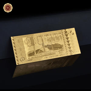 Venta al por mayor de billetes de plástico de Pakistán coleccionables sin moneda billetes de banco billetes de oro de 24K - Product Image 2