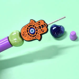 FURUN <strong>Wholesale</strong> Kids Pen Topper Fancy <strong>Beads</strong> for Pens Painting <strong>Beads</strong> Printed <strong>Silicone</strong> <strong>Beads</strong> Accessories Cute Pen Charms - Product Image 6