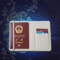 Dompet Penutup Paspor Anti RFID MIO, Tempat Kartu Kulit PU Modis, Tempat Paspor Tanpa Penutup, 3 Perlengkapan Perjalanan