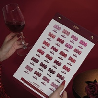 ZRKGEL Nouvelle Tendance 24 Couleurs Rouge Pailleté Ladai Set Haute Pigmentation Scintillant pour Usage en Salon Fournisseurs en Gros de Gel UV Longue Durée