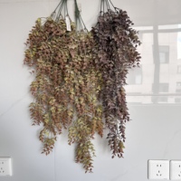 Tanaman Bunga Buatan Eucalyptus Gantung Rotan untuk Dinding, Dekorasi Rumah Realistis Buatan Tangan untuk Wisuda dan Taman