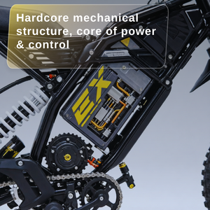 <span class=keywords><strong>Moto</strong></span> électrique tout-terrain CINECO EX1-S 48V 15000W avec batterie LMFP intégrée, écran LCD, autonomie de 80 km, vitesse de 45 km/h, conçue pour - Product Image 4